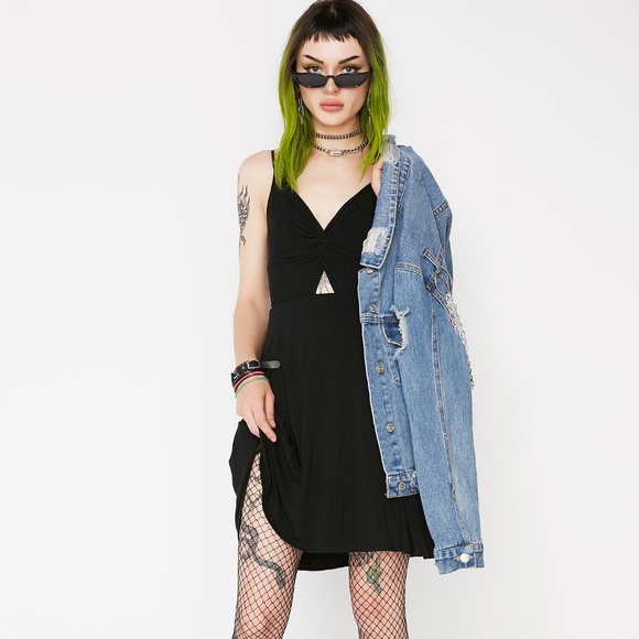 Dolls Kill Dresses & Skirts - 🖤 Hey Mami Cut-Out Mini Dress 🖤